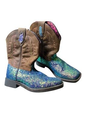 Cody James Girls Shyanne Glitterama Western Boots